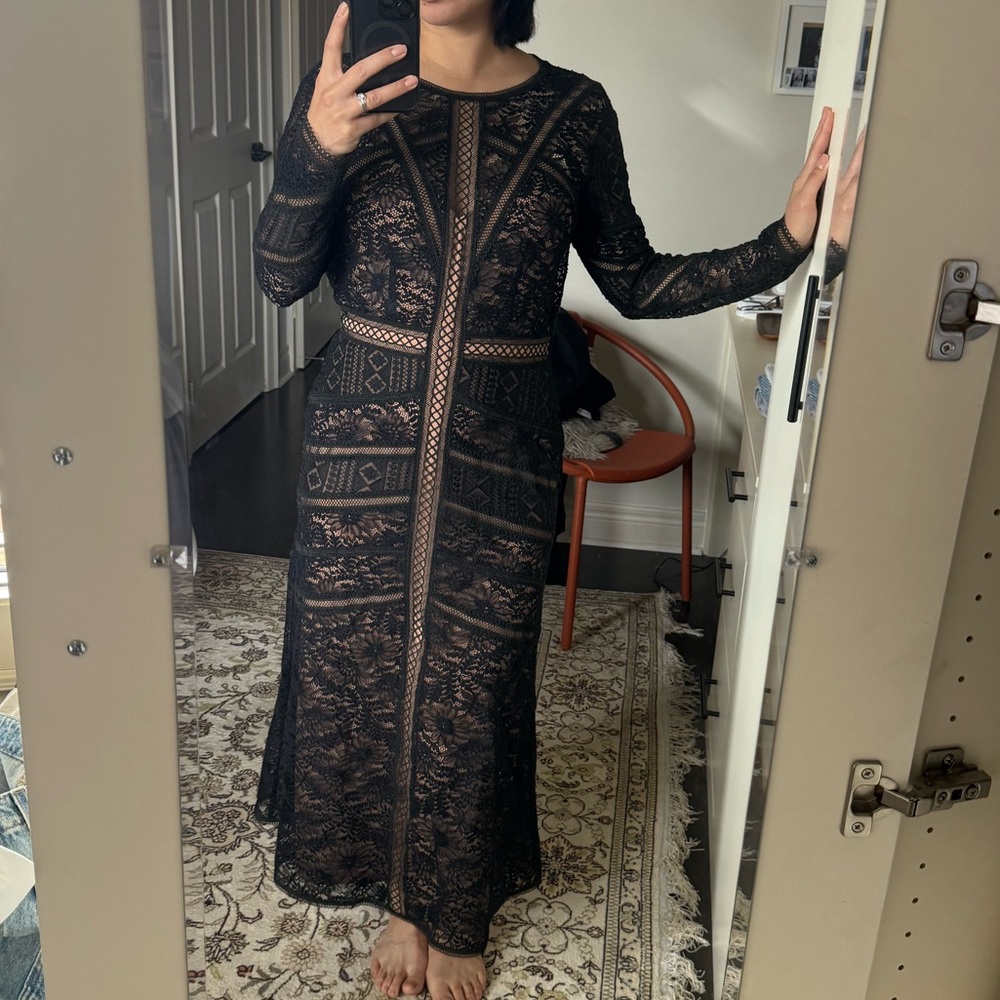 The Kooples lace midi dress